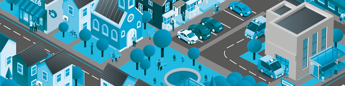 Image of a city street